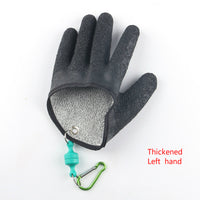 Thumbnail for Fishing Gloves Anti-Slip Protect Hand From Puncture Scrapes Fisherman Professional Catch Fish Latex Hunting Gloves Left Right