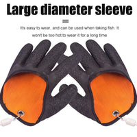 Thumbnail for Fishing Gloves Anti-Slip Protect Hand From Puncture Scrapes Fisherman Professional Catch Fish Latex Hunting Gloves Left Right