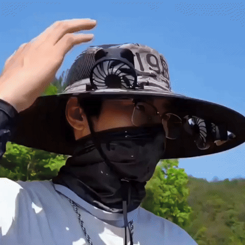 Solar Fan Hat