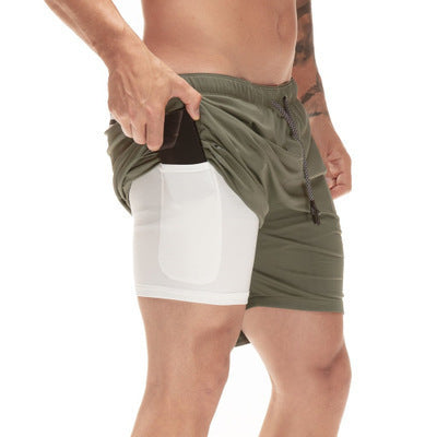 Double mesh men's shorts