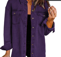 Thumbnail for Chic Distressed Denim Jacket