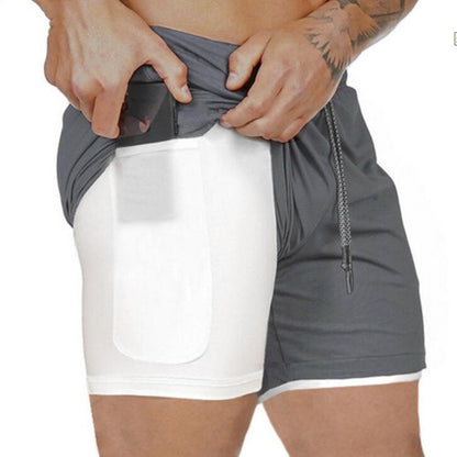Double mesh men's shorts
