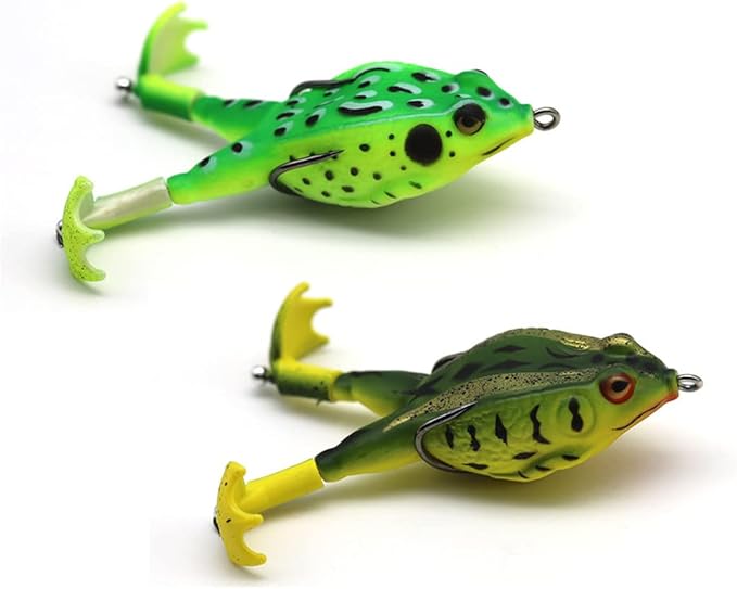 Double Propeller Frog Soft Bait