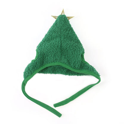 Adorable Christmas Tree Pom-Pom Hat