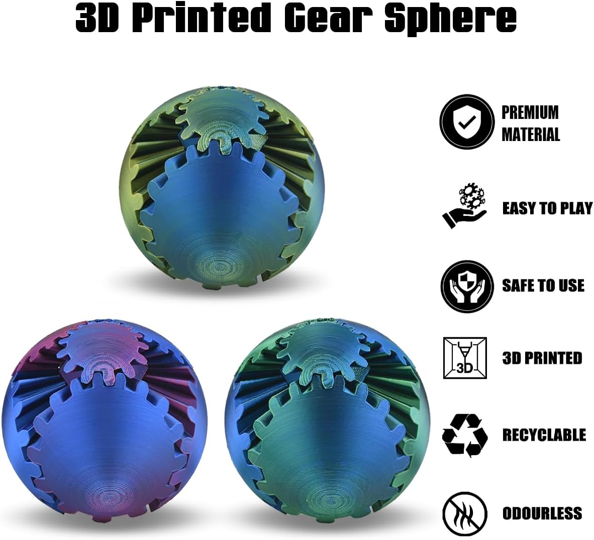 🔥GearSphere - The Steampunk Whirling Wonder Fidget (Gear Ball)