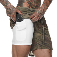 Thumbnail for Double mesh men's shorts