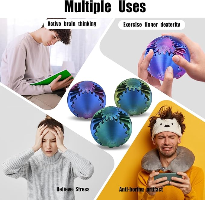 🔥GearSphere - The Steampunk Whirling Wonder Fidget (Gear Ball)