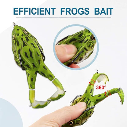 Double Propeller Frog Soft Bait