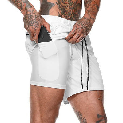 Double mesh men's shorts