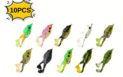 Double Propeller Frog Soft Bait