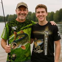 Thumbnail for Fishing Pattern Printed Shirt
