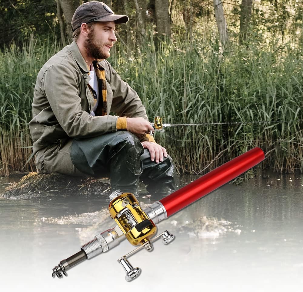 Telescopic Pen Fishing Rod
