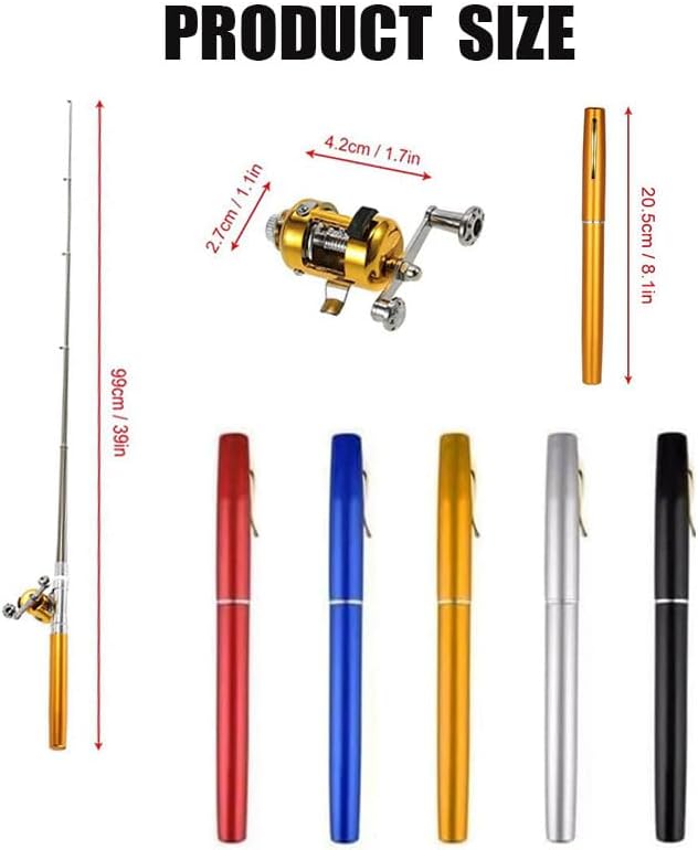Telescopic Pen Fishing Rod