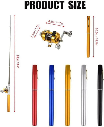 Telescopic Pen Fishing Rod