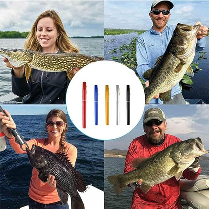 Telescopic Pen Fishing Rod