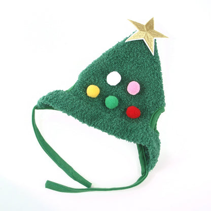 Adorable Christmas Tree Pom-Pom Hat