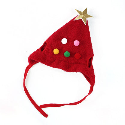 Adorable Christmas Tree Pom-Pom Hat