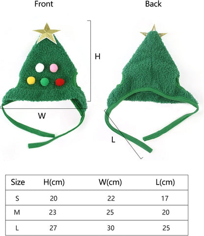 Adorable Christmas Tree Pom-Pom Hat
