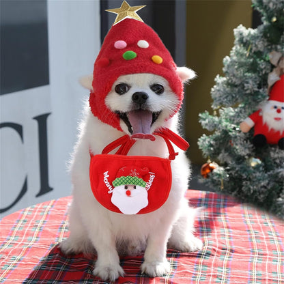 Adorable Christmas Tree Pom-Pom Hat