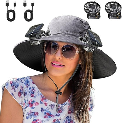 Solar Fan Hat