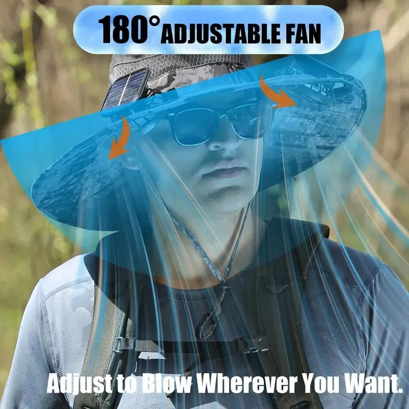 Solar Fan Hat