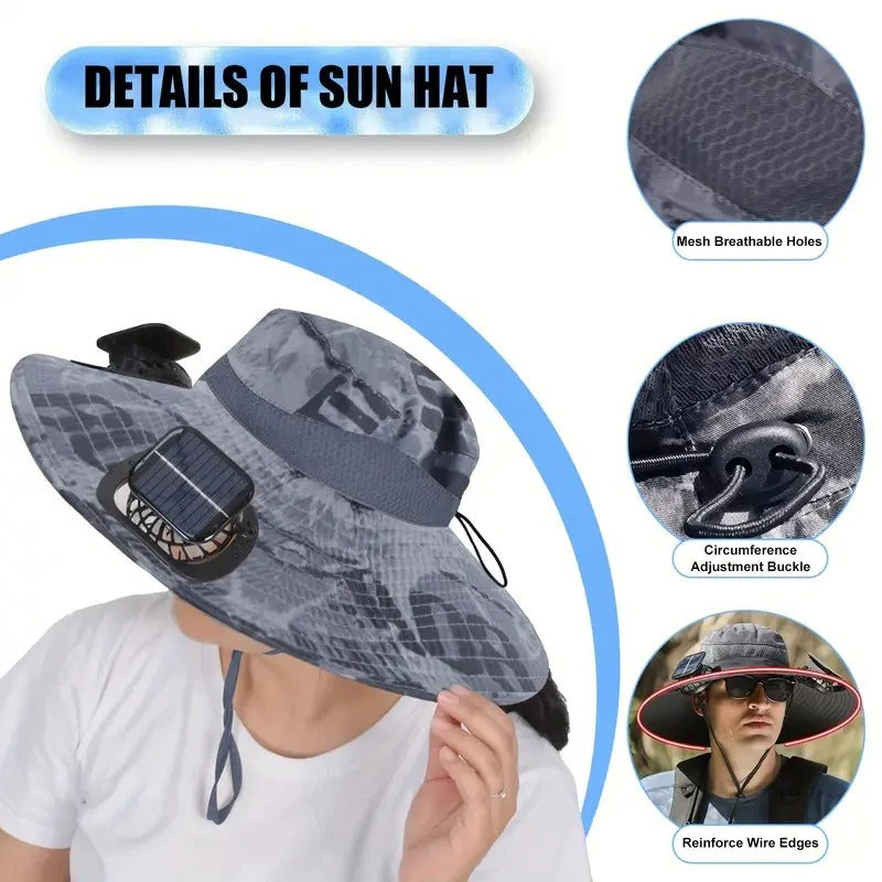 Solar Fan Hat