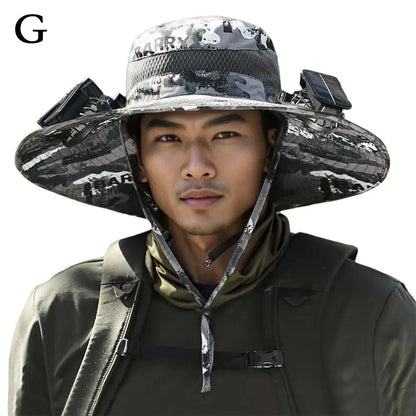 Solar Fan Hat